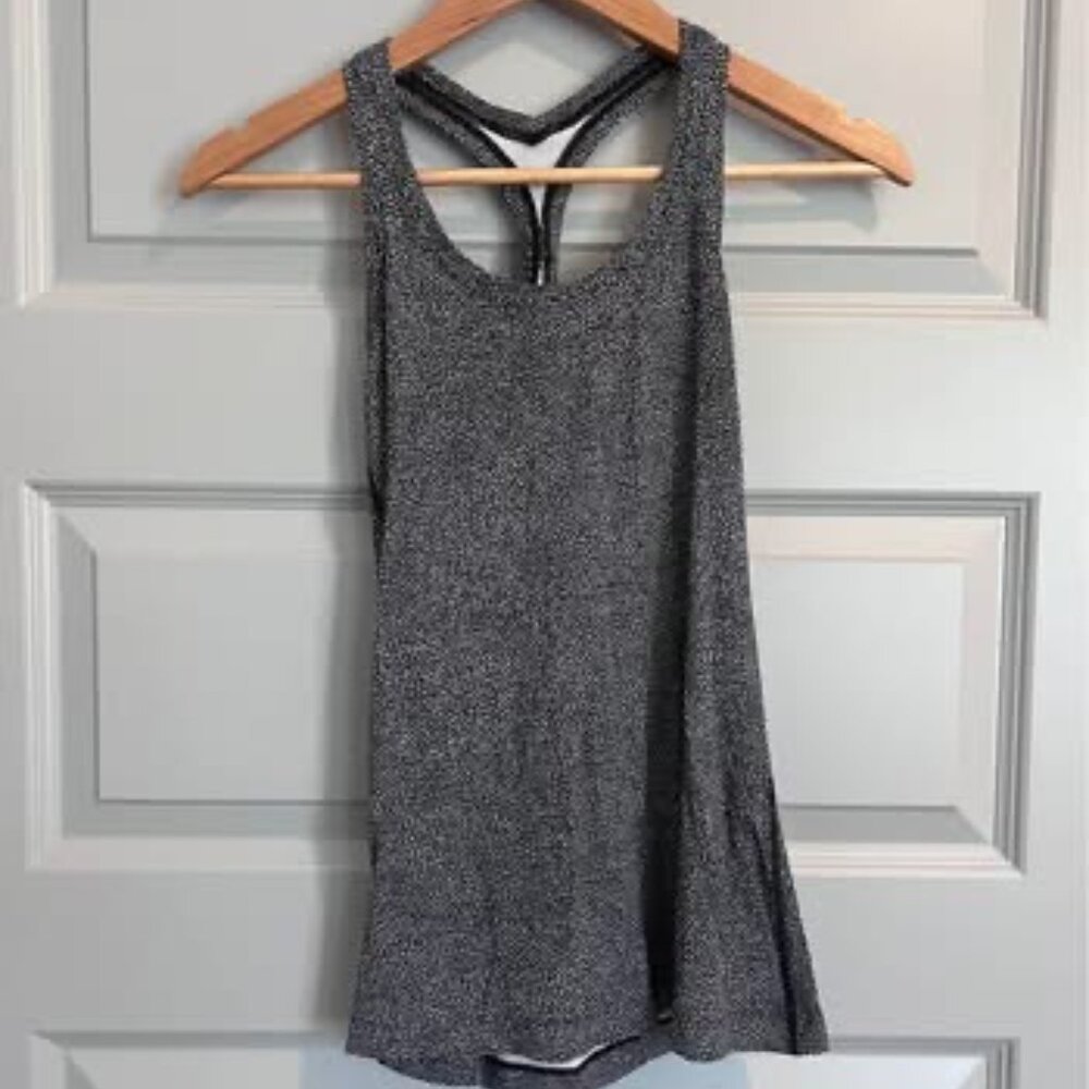 Lululemon Black and White Polka dot Workout Tank